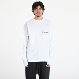 Снимка на Тениска Fear of God Essentials Classic Fit Long Sleeve Tee Bright White XL