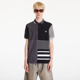 Снимка на Тениска FRED PERRY Beams Striped Panel Fp Polo T-Shirt Black M