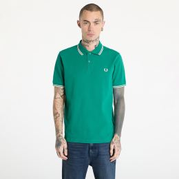 Снимка на Тениска FRED PERRY Twin Tipped Fred Perry Shirt Label Green/ Ecru XL