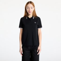 Снимка на Тениска FRED PERRY Twin Tipped Polo Shirt Black 40