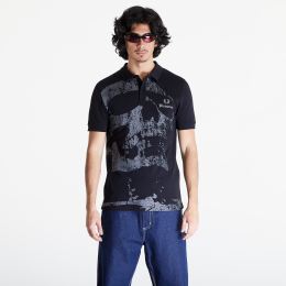 Снимка на Тениска FRED PERRY x PLEASURES Skull Shirt Black S