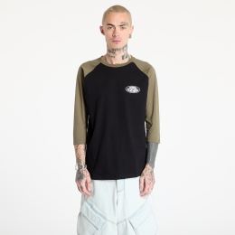 Снимка на Тениска Horsefeathers Dynamo Raglan T-Shirt Black/ Burnt Olive L