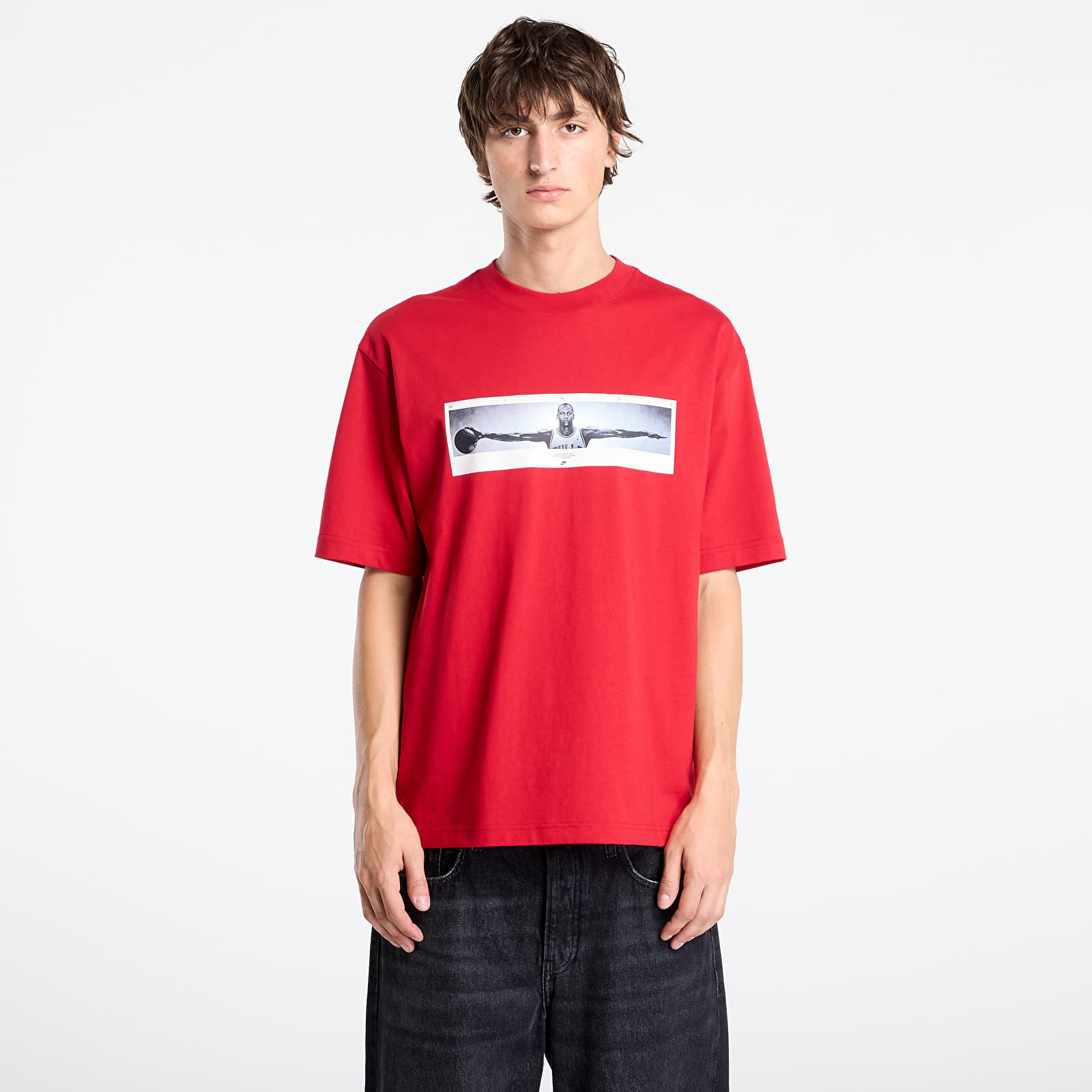 Снимка на Тениска Jordan Men's Photo T-Shirt Gym Red/ Black XXL