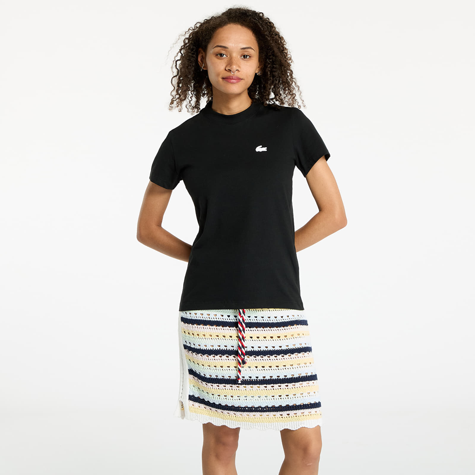 Снимка на Тениска LACOSTE Tee-Shirt &Turtle Neck Black 40