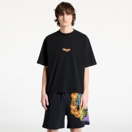Снимка на Тениска Marcelo Burlon County Flame Boxy T-Shirt Black/ Red XL