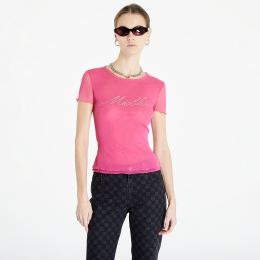 Снимка на Тениска MISBHV Misbhv Crystal Mesh Baby T-Shirt Pink XS