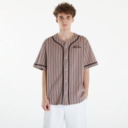 Снимка на Тениска New Era Pinstripe Jersey Ash Brown/ Black S