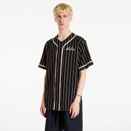 Снимка на Тениска New Era Pinstripe Jersey Black/ Stone M