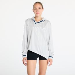 Снимка на Тениска Nike Sportswear Collection Women's Dri-FIT Jacquard Long-Sleeve Jersey Top Lt Iron Ore/ Flax/ White XL