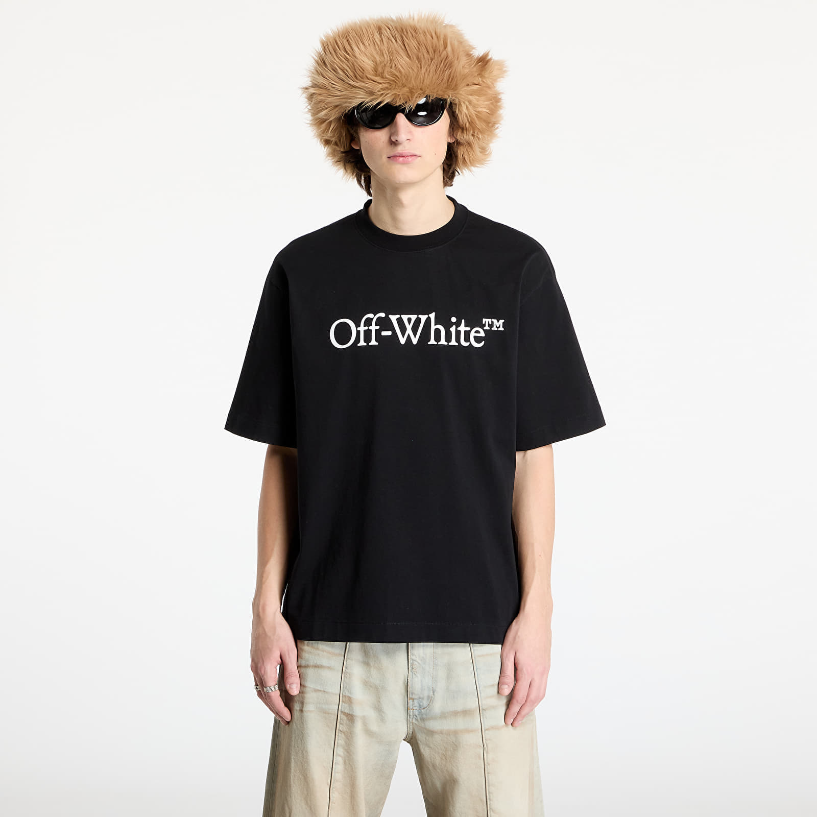Снимка на Тениска Off-White Big Bookish Skate S/S Tee Black White XL
