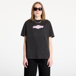 Снимка на Тениска Off-White Roses Logo Regular Tee Washed Black/ Phlo S