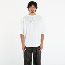 Снимка на Тениска Palm Angels Back Curved Logo Over Tee Off White/ Black M