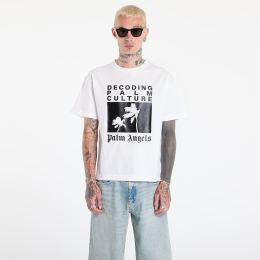 Снимка на Тениска Palm Angels Dec Palm Culture Reg Tee Off White/ Black XXL