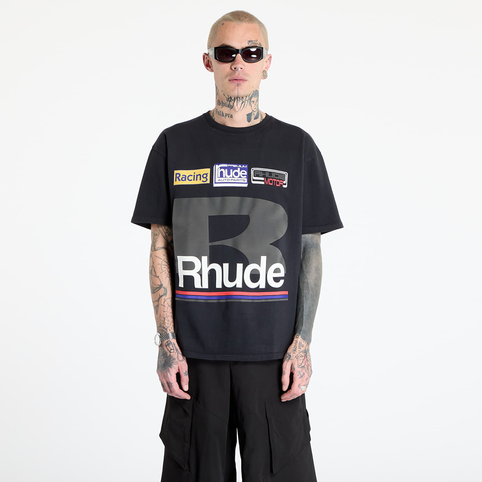 Снимка на Тениска Rhude Petrol Patch Tee Vintage Black XL