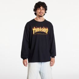 Снимка на Тениска Thrasher Flame Logo Long Sleeve T-Shirt Black S