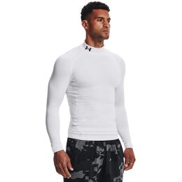 Снимка на Тениска Under Armour CG Armour Comp Mock White/ Black XL