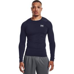 Снимка на Тениска Under Armour Hg Armour Comp LS Midnight Navy/ White XL
