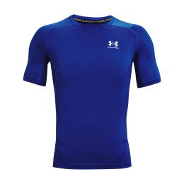 Снимка на Тениска Under Armour Hg Armour Comp SS Royal/ White XL