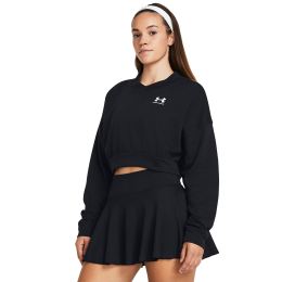Снимка на Тениска Under Armour Rival Terry OS Crop Crw Black S