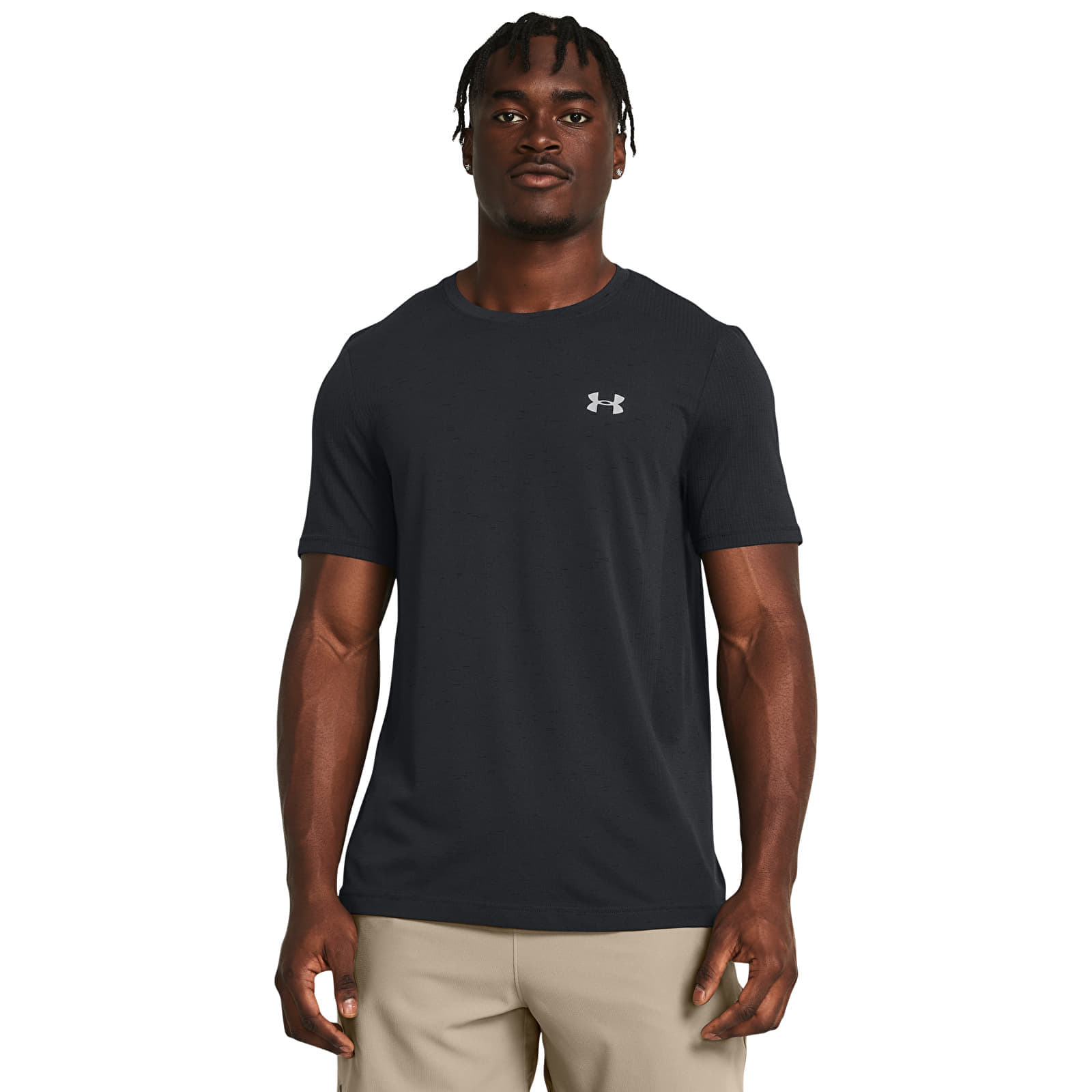 Снимка на Тениска Under Armour Vanish Seamless SS Tee Black/ Mod Gray XL
