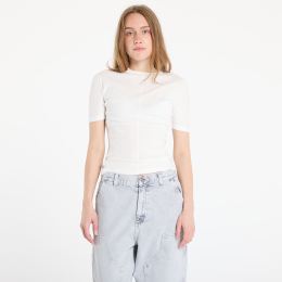 Снимка на Тениска Y-3 Fitted Short Sleeve T-Shirt Core White L
