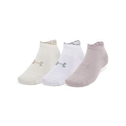 Снимка на Чорапи Under Armour Essential Low Cut 3-Pack Gray Dawn/ White/ Gray Dawn M