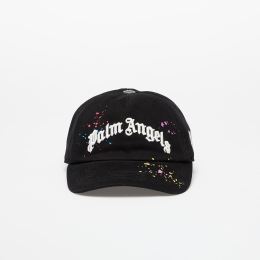 Снимка на Шапка Palm Angels Curved Logo Painted Cap Black/ Multicolor Universal