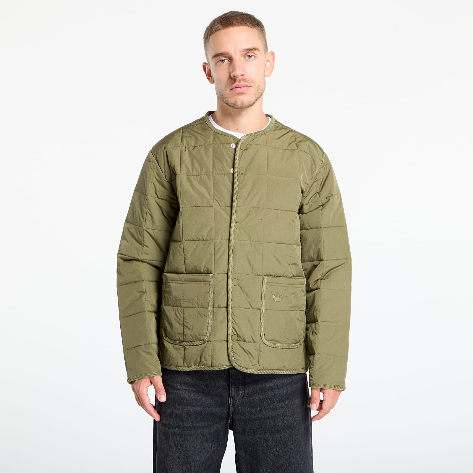 Снимка на Яке adidas Originals Quilted Jacket Focus Olive S