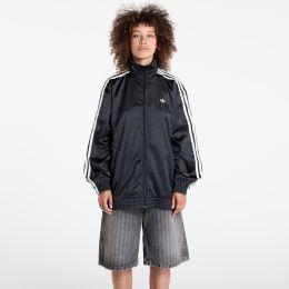 Снимка на Яке adidas Originals Satin Firebird Track Top Ruffle 3-Stripes Black M