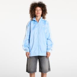 Снимка на Яке adidas Originals Satin Firebird Track Top Ruffle 3-Stripes Clear Sky L