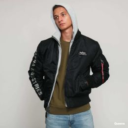 Снимка на Яке Alpha Industries MA-1 D-Tec SE Black / Grey XL