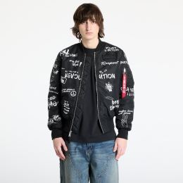 Снимка на Яке Alpha Industries MA-1 Peace Black XXXL