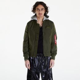 Снимка на Яке Alpha Industries MA-1 TT Hood Dark Green XL