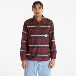 Снимка на Яке Carhartt WIP Oregon Shirt Jacket Starco Stripe, Bordeaux XS