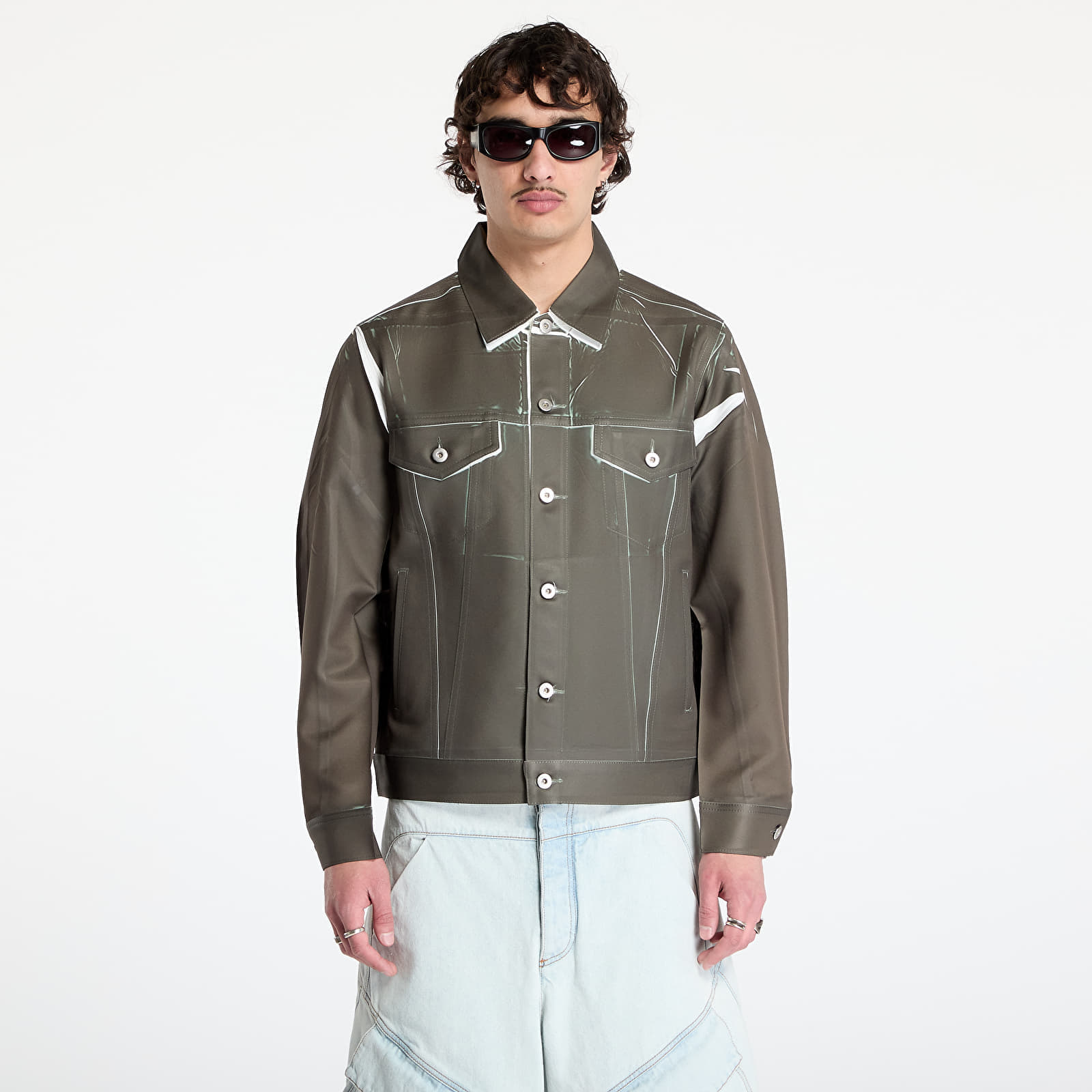 Снимка на Яке Comme des Garçons SHIRT Woven Jacket Khaki S