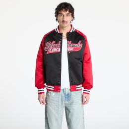 Снимка на Яке Mitchell & Ness NHL Double Clutch Lw Satin Vintage Logo Blackhawks Jacket Black/ Scarlet M