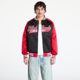 Снимка на Яке Mitchell & Ness NHL Double Clutch Lw Satin Vintage Logo Blackhawks Jacket Black/ Scarlet XL