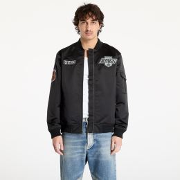 Снимка на Яке Mitchell & Ness NHL Team Leader Satin Vintage Logo Kings Bomber Black XXL