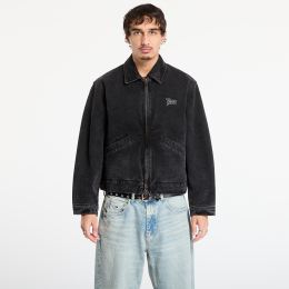 Снимка на Яке Patta Washed Canvas Jacket UNISEX Black S