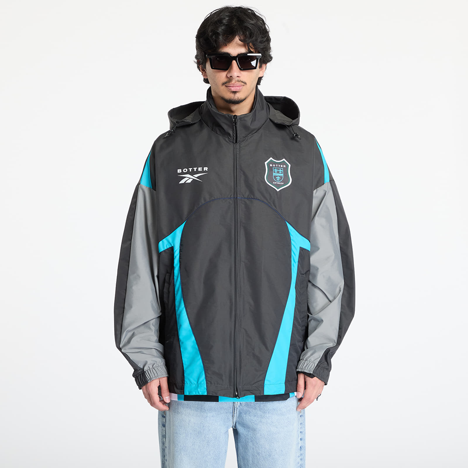 Снимка на Яке Reebok x Botter LTD Summer Bench Jacket Grey/ Aqua Blue L