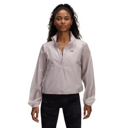Снимка на Яке Under Armour Rival Woven HZ Anorak Gray Dawn/ Black XL