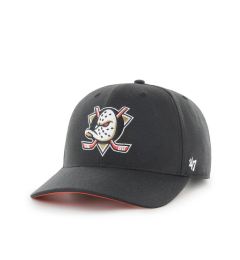 Снимка на 47 Brand Шапка с козирка NHL Anaheim Ducks H-CLZOE25WBP Черен