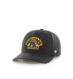 Снимка на 47 Brand Шапка с козирка NHL Boston Bruins H-CLZOE01WBP Черен