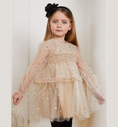 Снимка на Abel & Lula Елегантна рокля 5533 Бежов Regular Fit