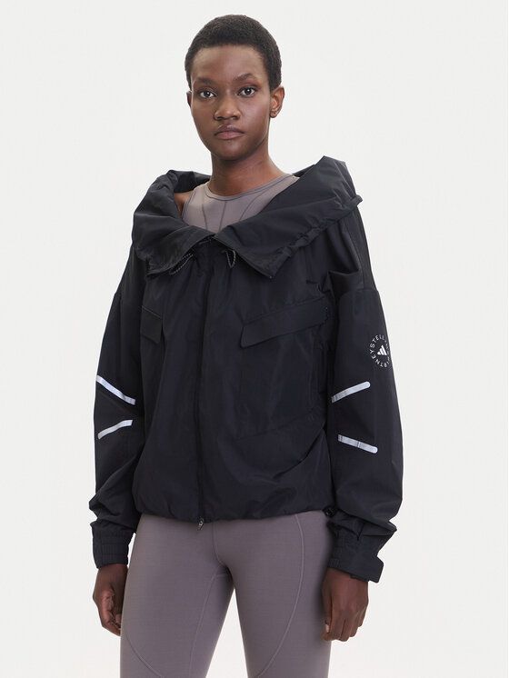 Снимка на adidas by Stella McCartney Преходно яке Item Track JV7031 Черен Loose Fit