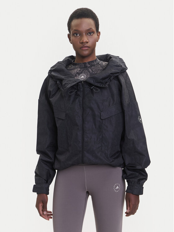 Снимка на adidas by Stella McCartney Преходно яке Item Track Top Printed JV7035 Черен Loose Fit