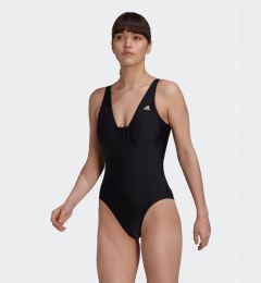 Снимка на adidas Бански костюм Iconisea 3-Stripes Swimsuit HI1082 Черен Fitted Fit