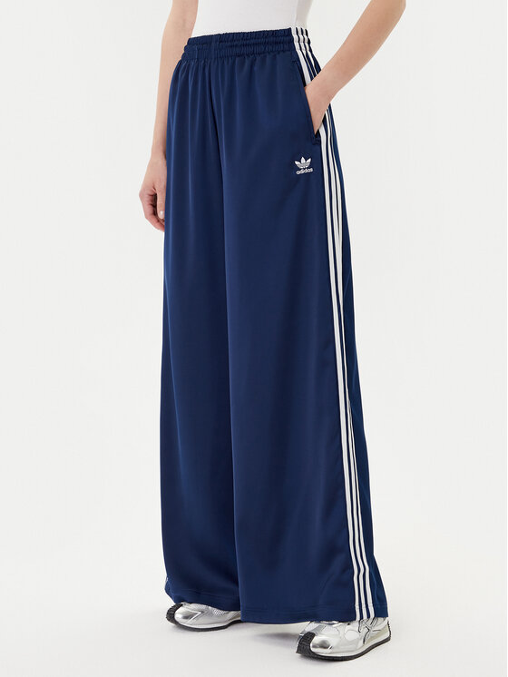 Снимка на adidas Долнище анцуг adicolor Satin JD0881 Тъмносин Wide Leg