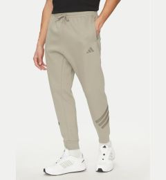 Снимка на adidas Долнище анцуг Future Icons 3-Stripes JD4862 Бежов Regular Fit