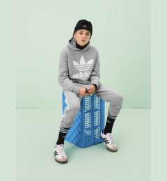 Снимка на adidas Долнище анцуг Trefoil 3-Stripes GD2705 Сив Regular Fit